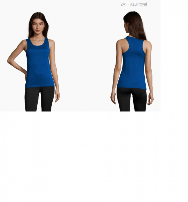Camiseta mujer sin mangas